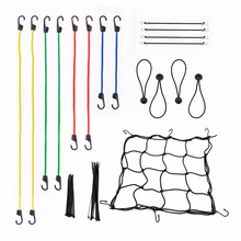 Load image into Gallery viewer, RiderWays 20+ Piece Bungee and Zip Tie Set