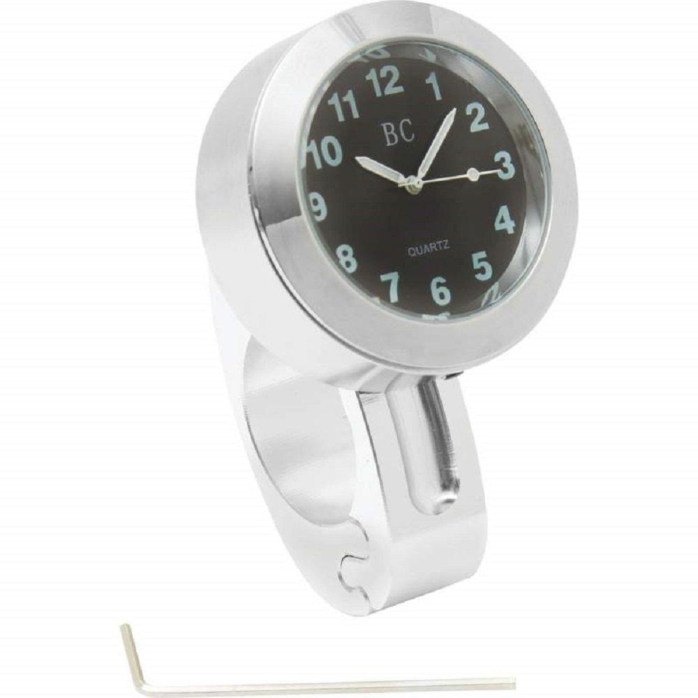 Chrome Handlebar Analog Clock