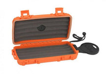 Load image into Gallery viewer, Orange Cigar Caddy 5 Portable Humidor